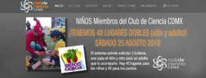 Dragociencia participa en el culb de ciencia de la Ciudad de México