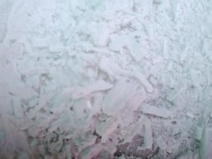 Cristales de sulfato de magnesio
